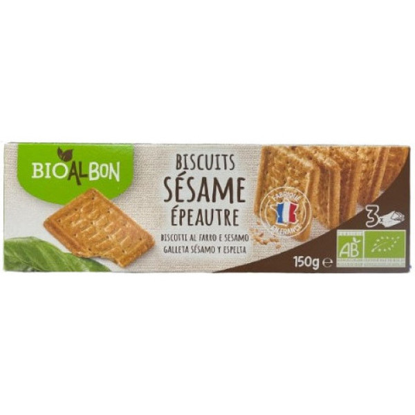 Bio Albon Bioalbon Biscuit Sésame et Épeautre 150 Gr Eco