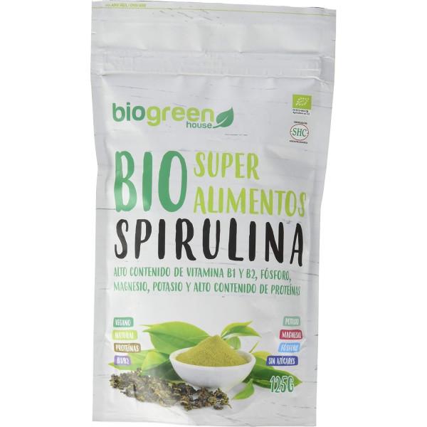 Biogreen House Biogreen Bio Espirulina Superalimento 125 Gr