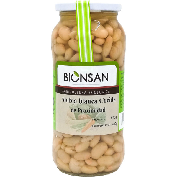 Feijão Branco Cozido Bionsan 400 Gr Eco