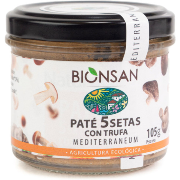 Bionsan Paté 5 Champignons met Truffel 105 Gr Eco Vegan