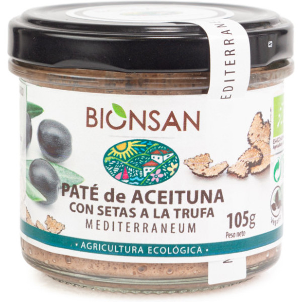 Bionsan Olijfpaté Truffelchampignons 105gr Eco Vegan