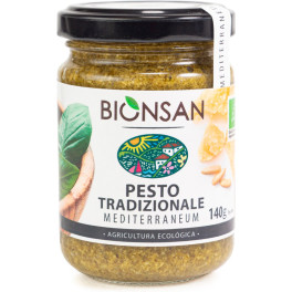 Bionsan Pesto Traditionnel Aux Pignons De Pin 140 Gr Eco