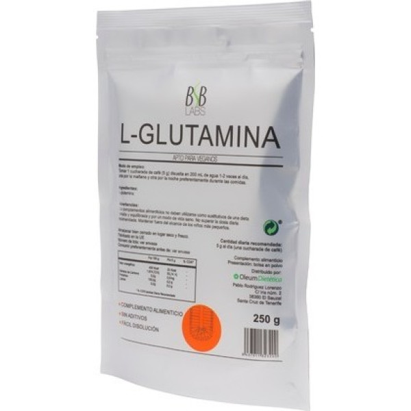 Bsb Labs L-glutamina 250 Gr Sg Vegan