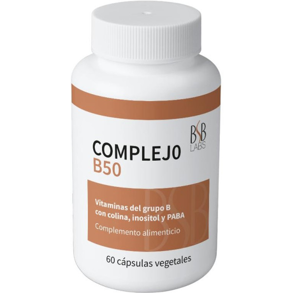 Bsb Labs Complexo B-50 60 Cápsulas