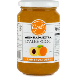 Capell Abrikozenjam met Fructose 400 Gr