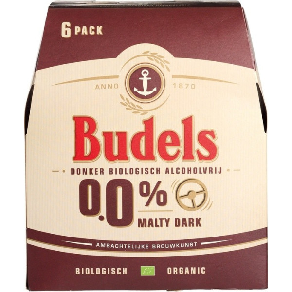 Budels Cerveja Malte 30 Cl Sem Álcool 6 Unidades