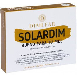 Dimefar Solardim bom para sua pele 30 cápsulas