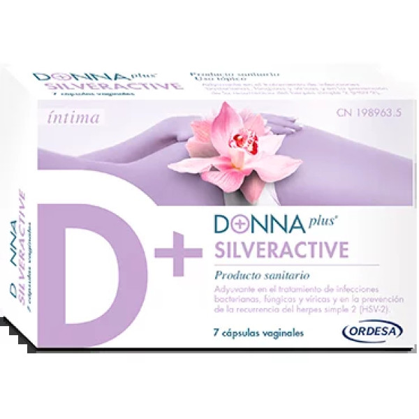 Donna Plus Donnaplus Silveractive 7 Caps Vag Lila