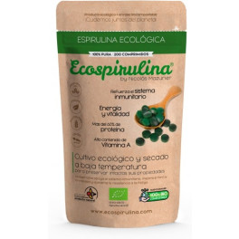 Ecospirulina Espirulina Pura 200 Comp