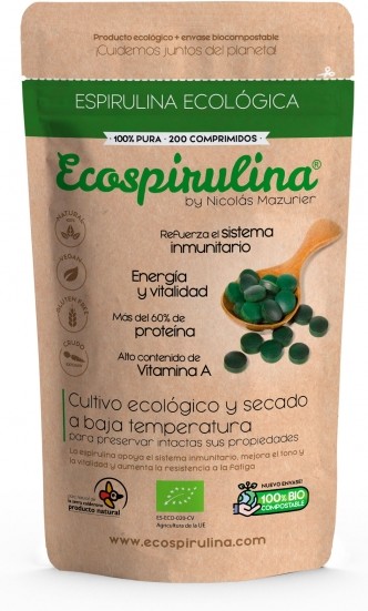 Ecospirulina Espirulina Pura 200 Comp-image