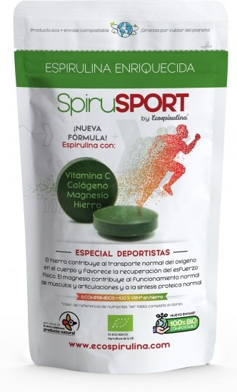 Ecospirulina Spirusport 200 Comp-image