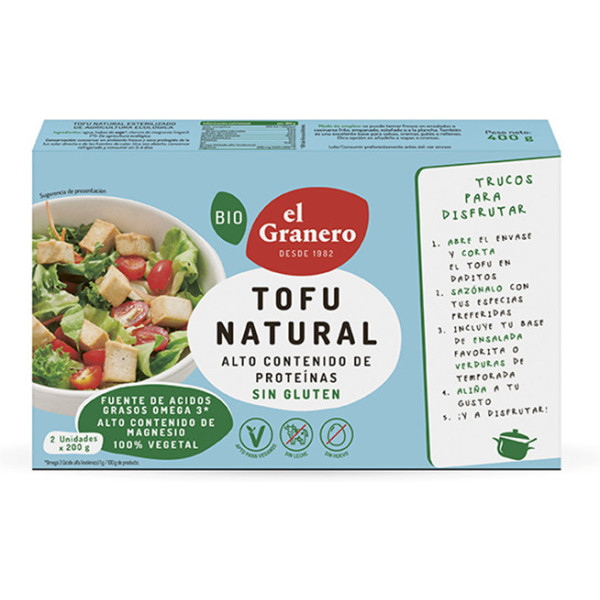 El Granero Integrale El Granero Natuurlijke Tofu Ambiente 400 Gr Bio Veganistisch