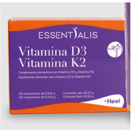 Heel Essentialis Vitamina D3 Vitamina K2 60 Comp