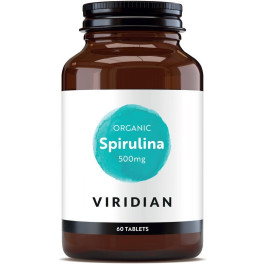 Viridian Spirulina 100 Bio 500 mg 60 Komp