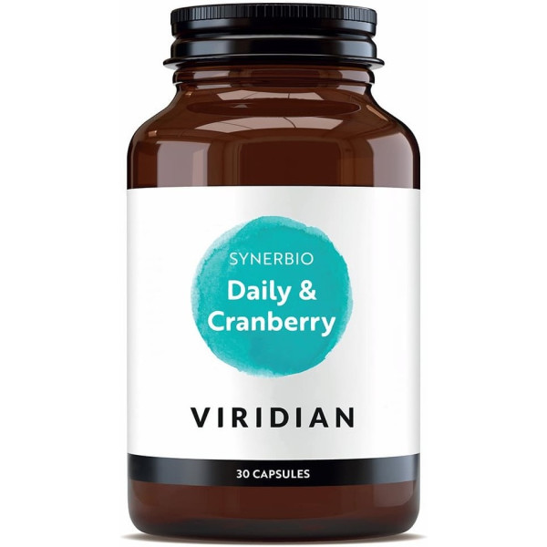 Viridian Synerbio Diário Com Cranberry 30 Cápsulas