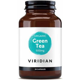 Chá Verde Orgânico Viridian 500mg 30 Vcaps