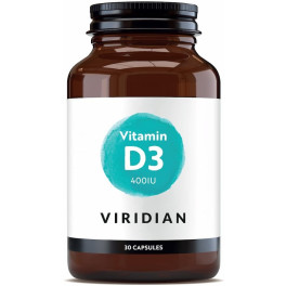 Viridian Vitamin D3 400ui 30 Kapseln