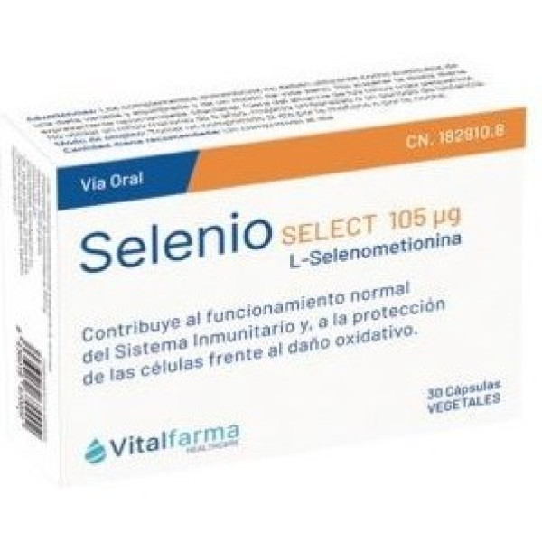 Vitalfarma Selenio Select 30 Caps