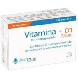 Vitalfarma Vitamin D3 75 Mcg 300ui 30 Kapseln