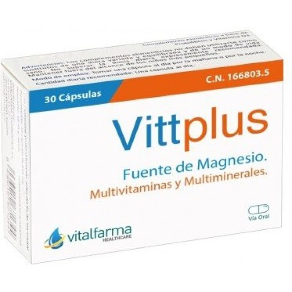 Vitalfarma Vittplus 30 gélules