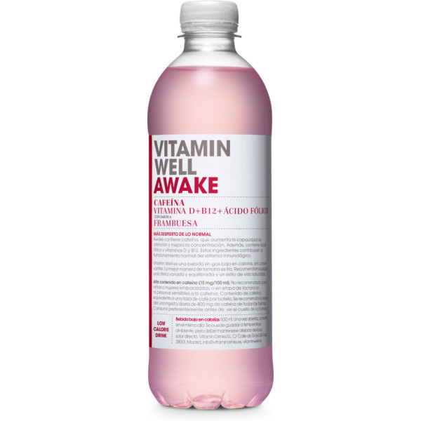 Vitamine bien éveillé boisson vitaminée-framboise 500 Ml