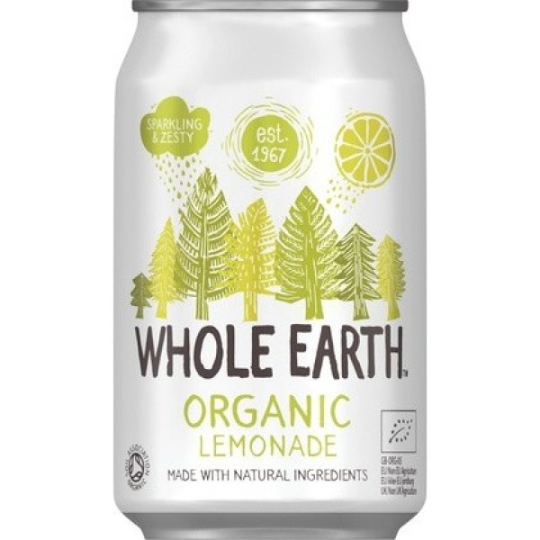 Refrigerante Limão Whole Earth 330 Ml Bio S/a