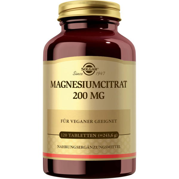 Solgar Magnésium Citrate 120 Gélules