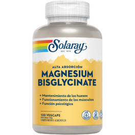 Solaray Bisglycinate de Magnésium 120 Vcaps