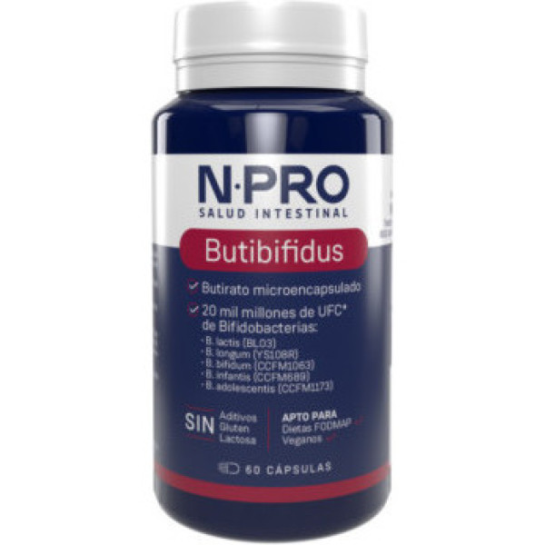 Npro Butibifidusbiota Colon Flora Intestinal 60 Cápsulas