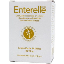 Bromatech Enterelle Plus 24 Sobres - Ayuda a la Flora Intestinal 