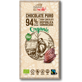 Solé Chocolates Chocolate Amargo 94% 100 Gr Eco Sg