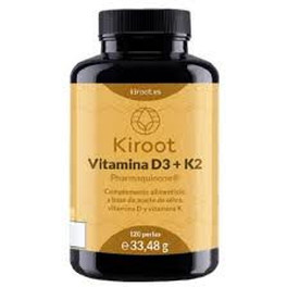 Kiroot Vitamin D3+k2 120 Perlen