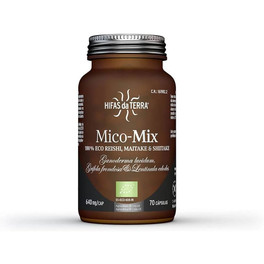 Hifas Da Terra Mico-mix Extrato Reishi+maitake+shiitake 70 cápsulas