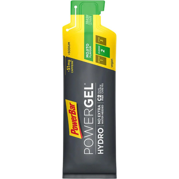 PowerBar Power Gel Hydro 1 Gel x 67 Ml - Fácil Ingesta + Aporte de Hidratos