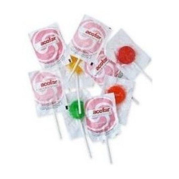 Acofar Lolly's met suiker 100 stuks