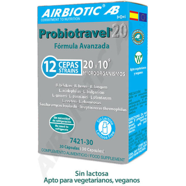 Airbiotic Probiotravel 20 30 Caps