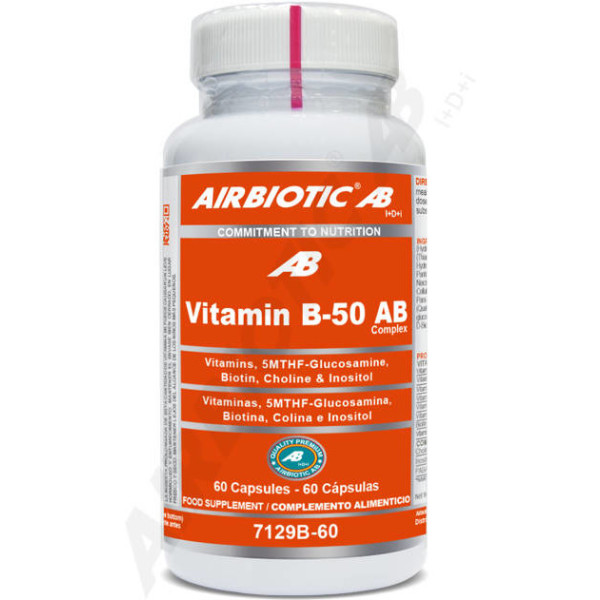 Airbiotic Vit B-50 Ab Complex 60 Caps