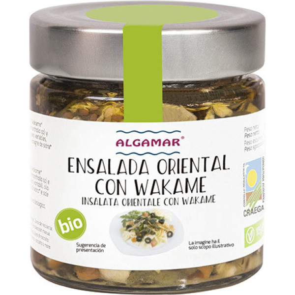 Algamar Orientalischer Salat mit Wakame 180 Gr Bio