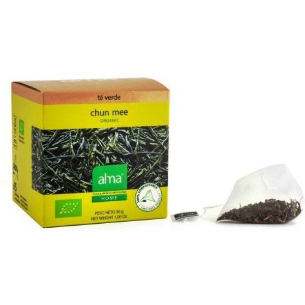 Alma Home Groene Thee Chun Mee Infusie 15 Piramides Eco Vegan