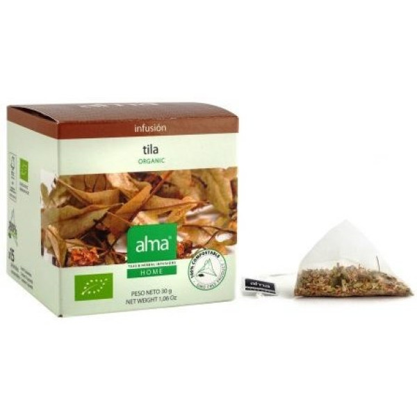 Alma Home Tila Infusión 15 Pirámides Eco Vegan