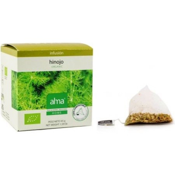 Alma Home Infusão de Funcho 15 Pirâmides Eco Vegan