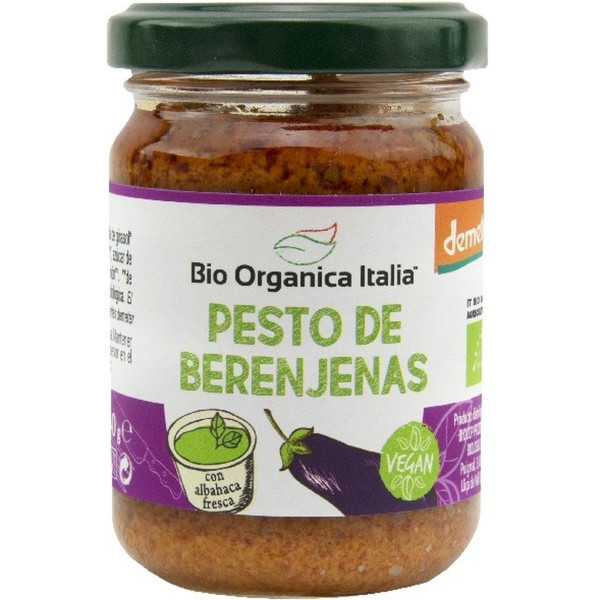 Bio Organica Italia Auberginenpesto 140 Gr Demeter Vegan