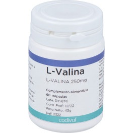 Codival L-valina 250 Mg. 60 Caps