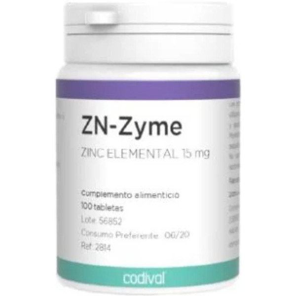 Codival Zn-zyme 15 Mg 100 Comp