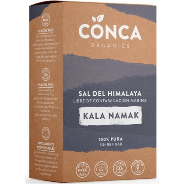 Conca Organics Kala Namak Sal Preto do Himalaia 250 Gr