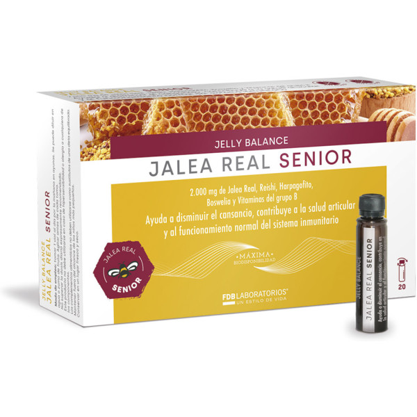 Fdb Jelly Balance Senior Gelée Royale 20 Ampoules