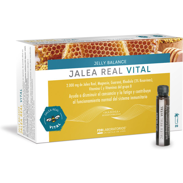 Fdb Jelly Balance Vital Gelée Royale 20 Ampoules