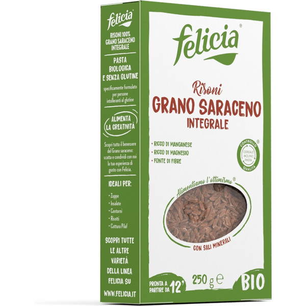 Felicia Bio Felicia Risoni De Trigo Sarraceno Integral 250 Gr Bio Sg