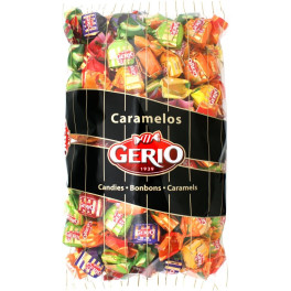 Gerio Caramelo Relleno Frutas 8 Sabores 1 Kg