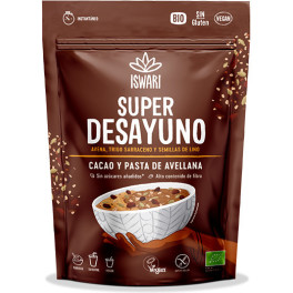 Iswari Super Breakfast Kakao und Haselnüsse 360 ​​Gr Bio Sg Veg